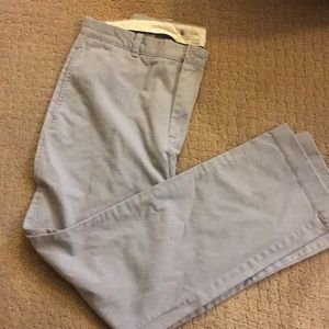 Men's J. Crew light blue chinos 34 x 32
